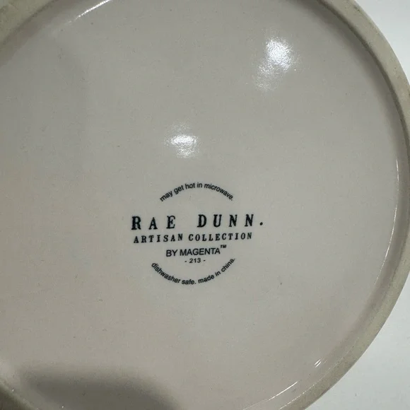 Rae Dunn Yorkie Ceramic Dog Bowl - Picture 2 of 3